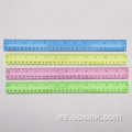 Regla transparente Straight Kids Fashion Fashion Plastic 30 cm Rulers para la escuela